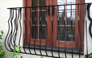 Ab image of wrought iron window guards